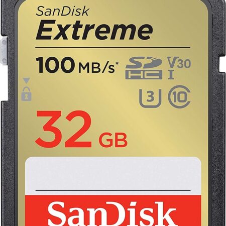 32gb de capacidad para la memoria SD Sandisk Extreme