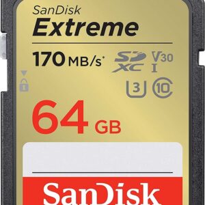 64GB de capacidad de la memoria SD SANDISK EXTREME