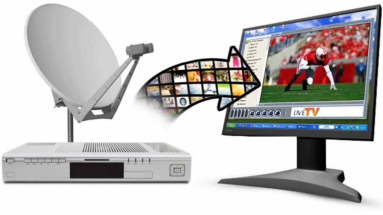 Smart TV mostrando canales de televisión