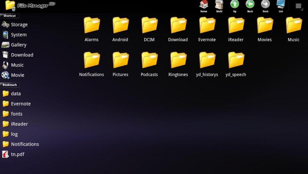 X-plore File Manager - Explorador de archivos para Android TV