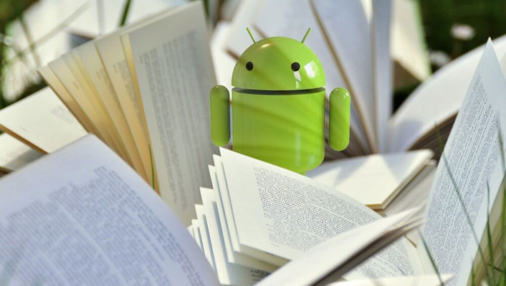 Teléfono Android leyendo en voz alta