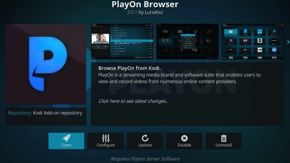 Instalación de Navegador Web en Kodi