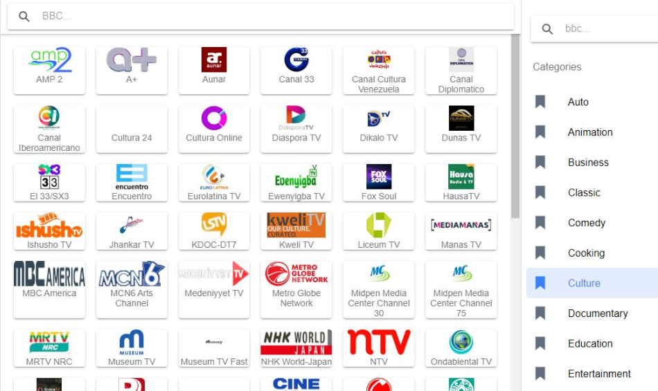 Sitios web gratuitos para ver televisión en vivo
