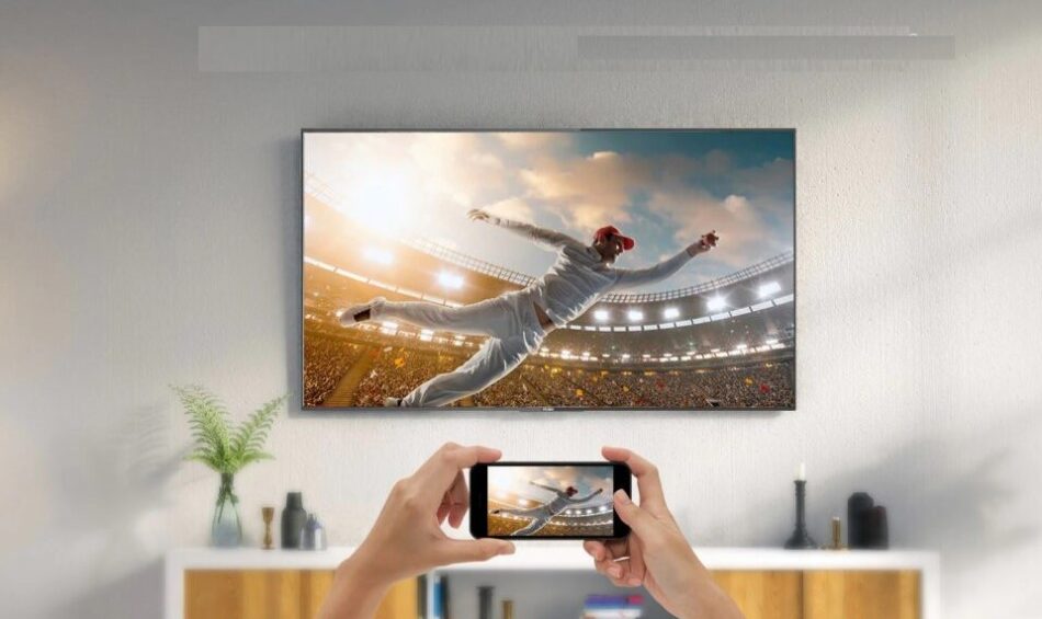 "Smart TV con Chromecast funcionando