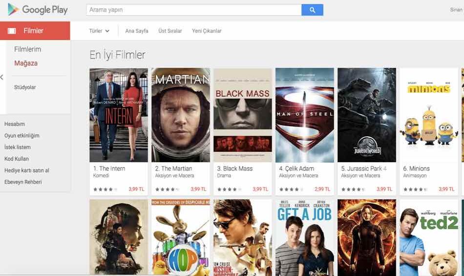 Google Play Películas desaparece de Android TV