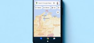 Nueva función de Google Maps en Android mostrando el clima y calidad del aire.