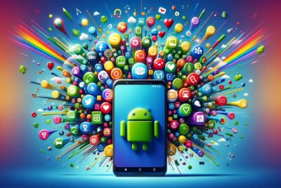 Diversidad de aplicaciones gratuitas en un smartphone Android"