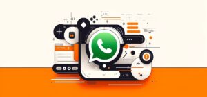 WhatsApp Plus Naranja con íconos de personalización