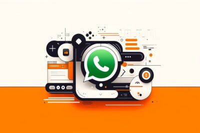 WhatsApp Plus Naranja con íconos de personalización